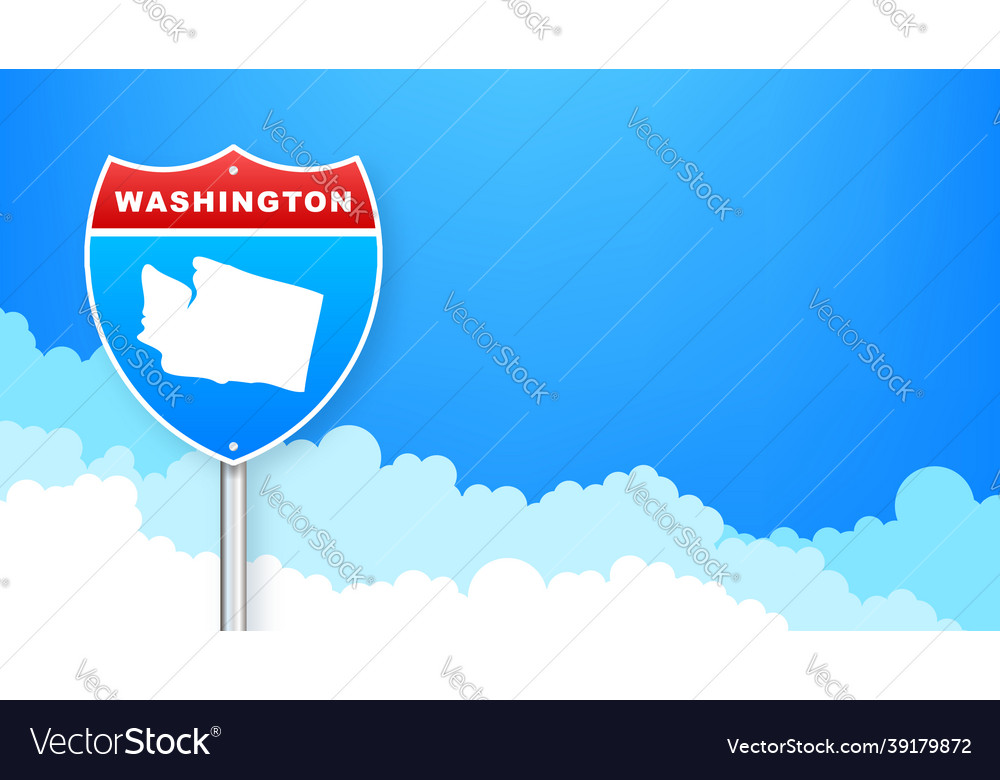 Washington State Welcome Sign