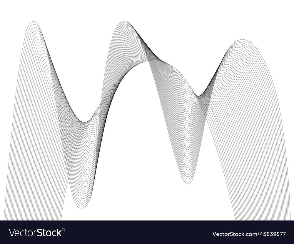 Abstract wave element for design digital Vector Image Abstract wave element for design digital