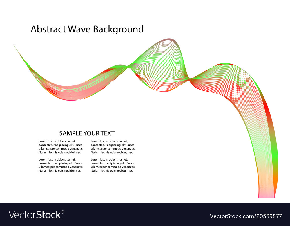 Abstract wave lines wavy pattern colorful