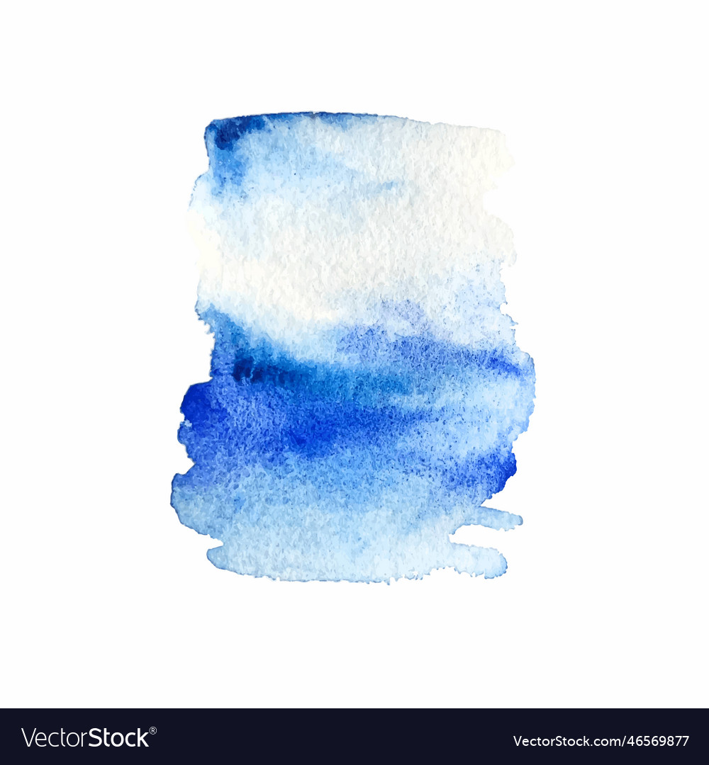 Blue watercolor spot sea and sky 5