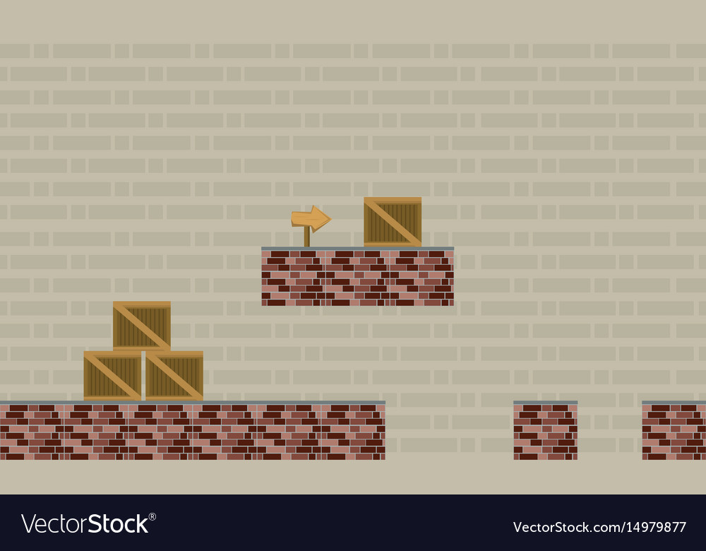 Collection game background style with box