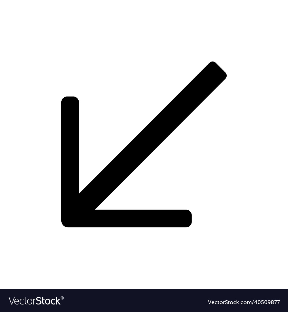 Down arrow sign icon