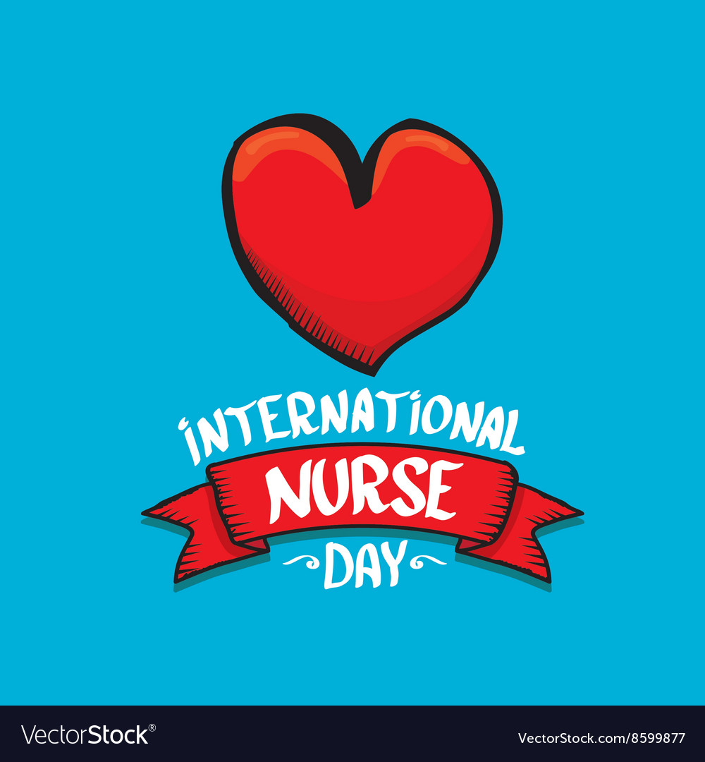 International nurse day greeting card