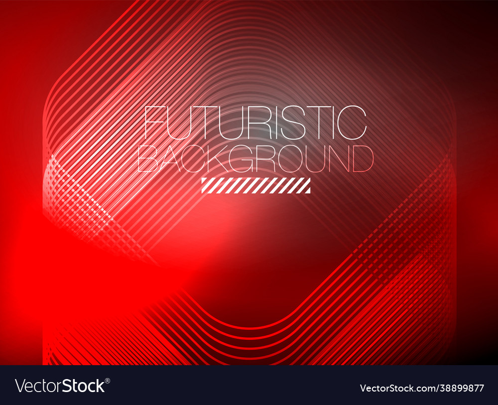 Neon color square shape lines abstract background vector image Neon color square shape lines abstract background