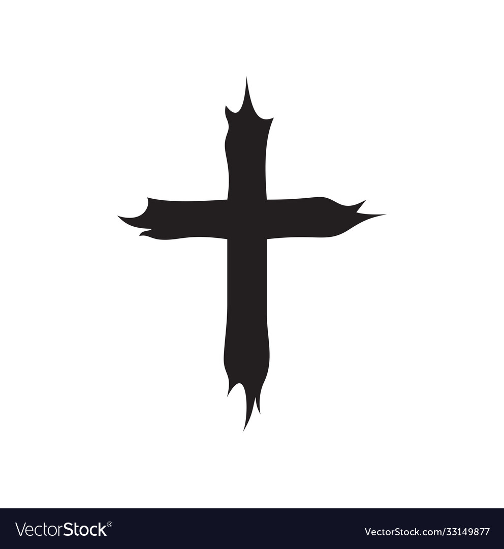 Religious cross Royalty Free Vector Image - VectorStock