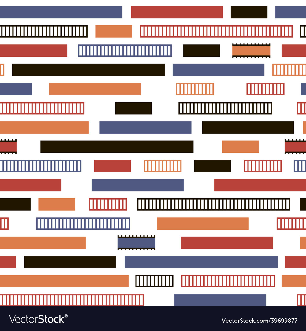 Seamless abstract pattern bricks vector image Seamless abstract pattern bricks
