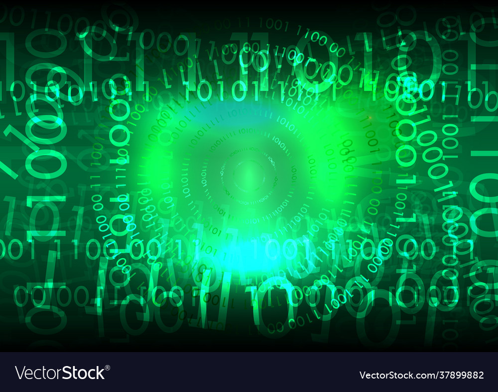 Abstract Digital Code Background