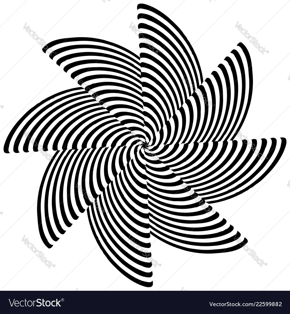 Abstract monochrome element with lined filling vector image Abstract monochrome element with lined filling