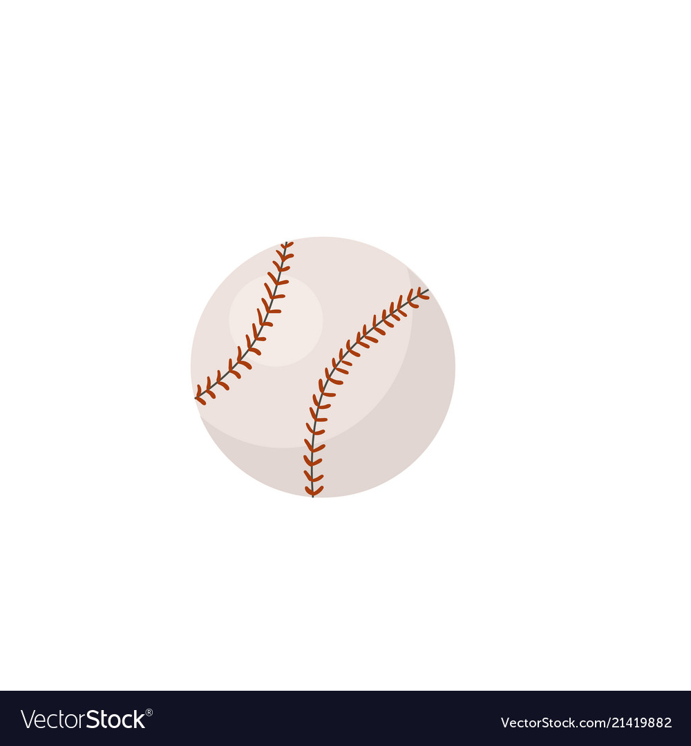 Baseball ball isolated