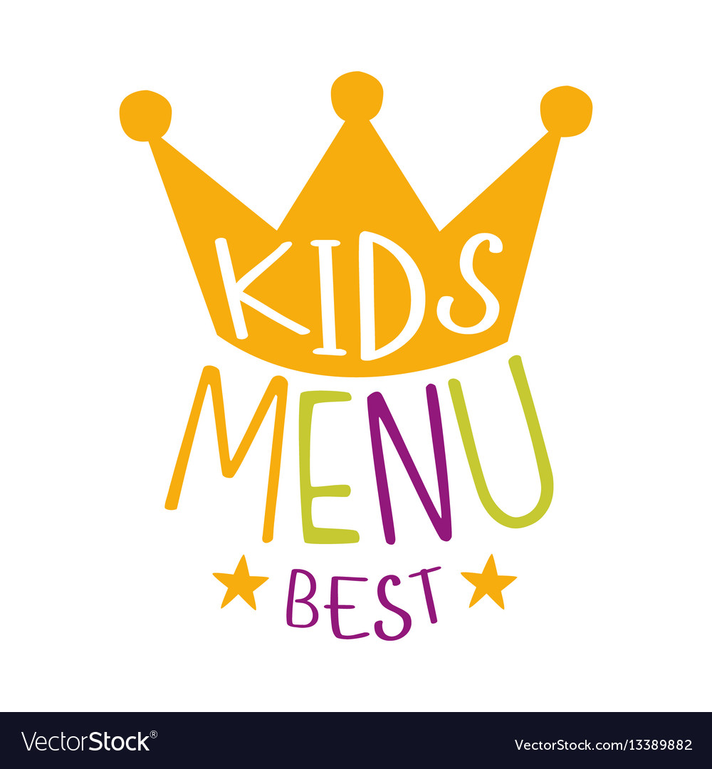 Best kids food cafe special menu for children