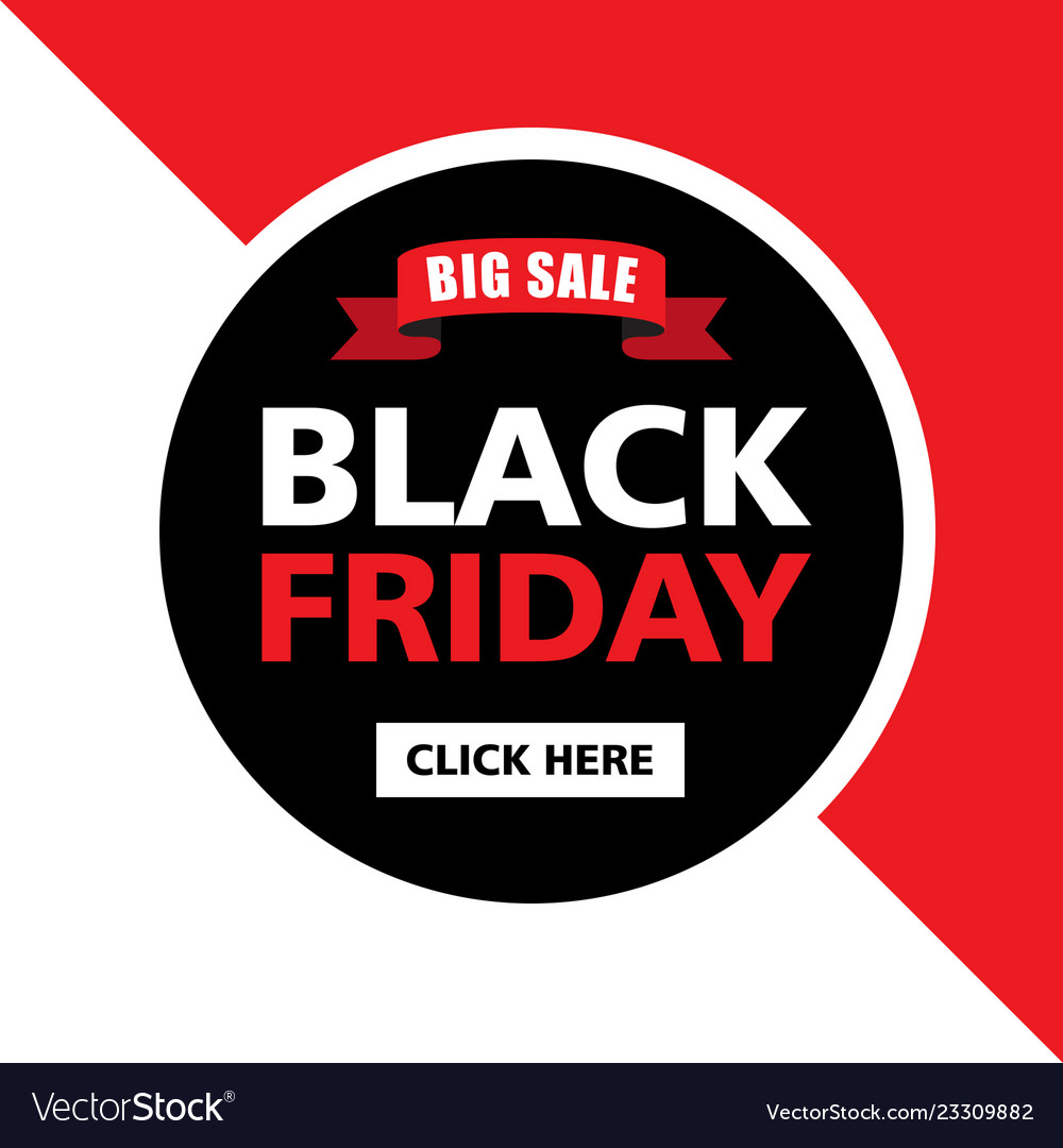 Black friday banner ad for your business event