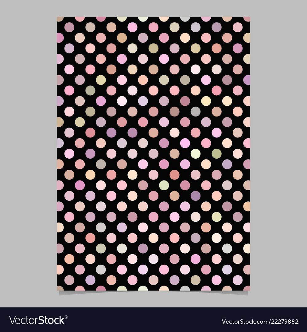 Circle pattern brochure design - page background