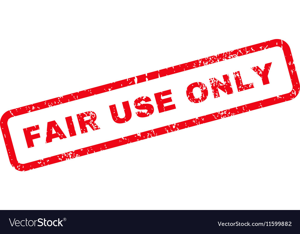 Fair use only text rubber stamp Royalty Free Vector Image