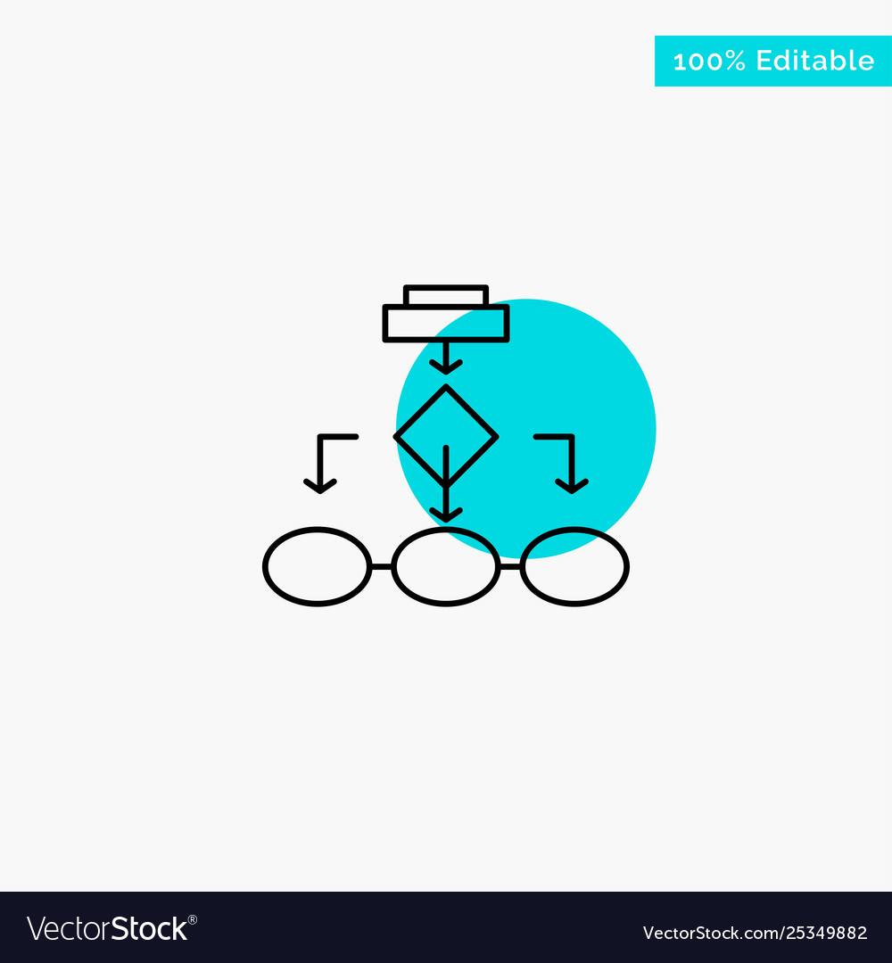 Flowchart algorithm business data architecture vector image Flowchart algorithm business data architecture