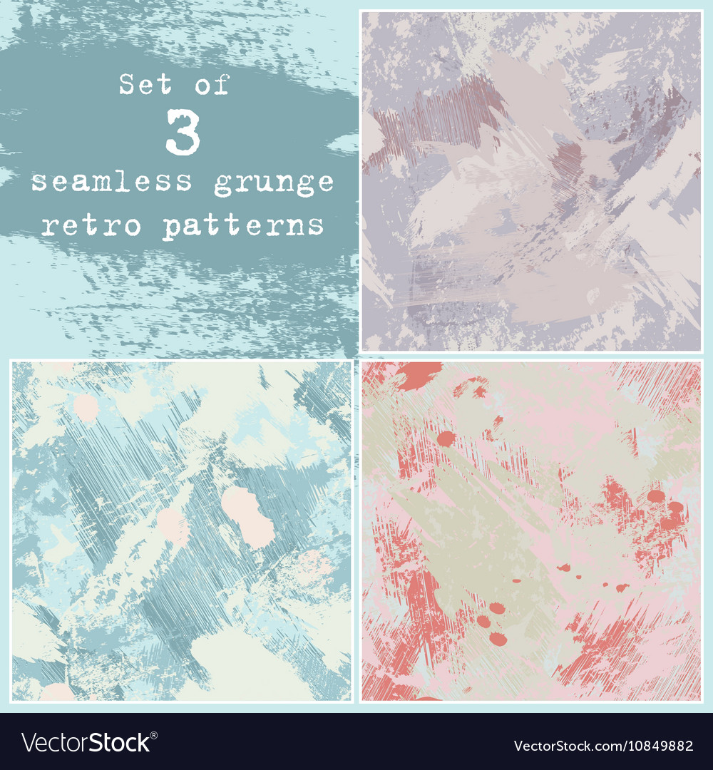 Grunge Seamless Patterns