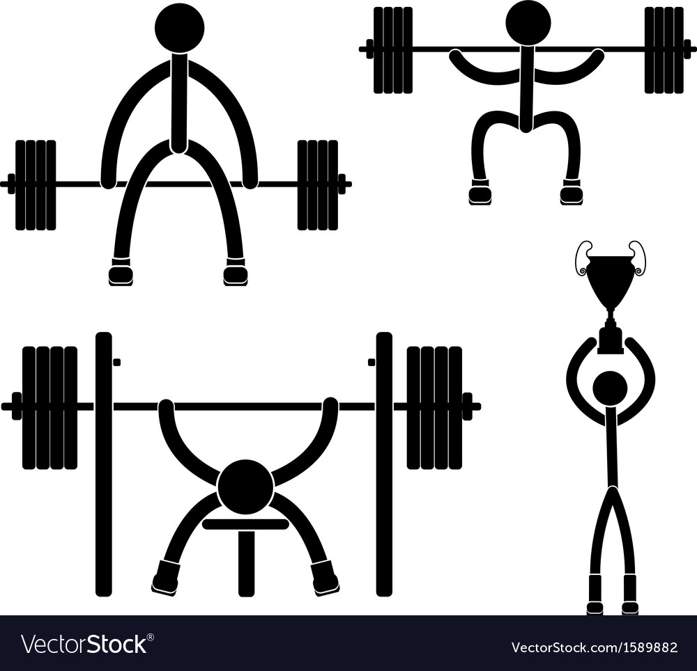 Powerlifting Royalty Free Vector Image - VectorStock