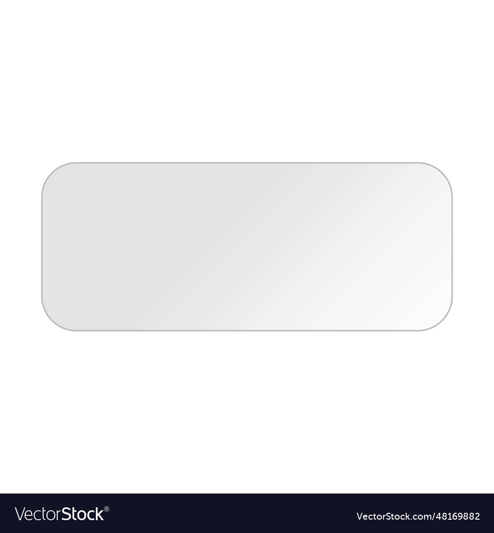 Rectangle shape text box gradient banner element