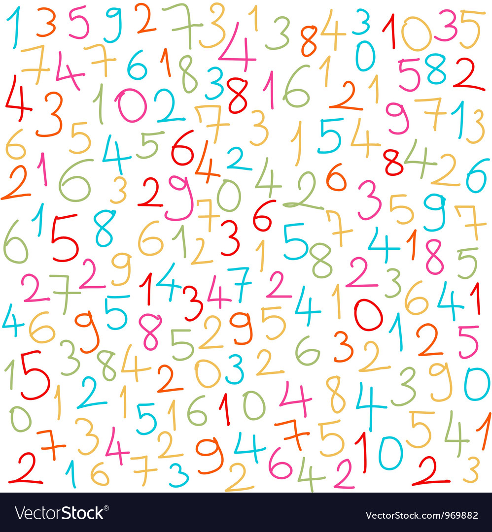 Vibrant Number Pattern
