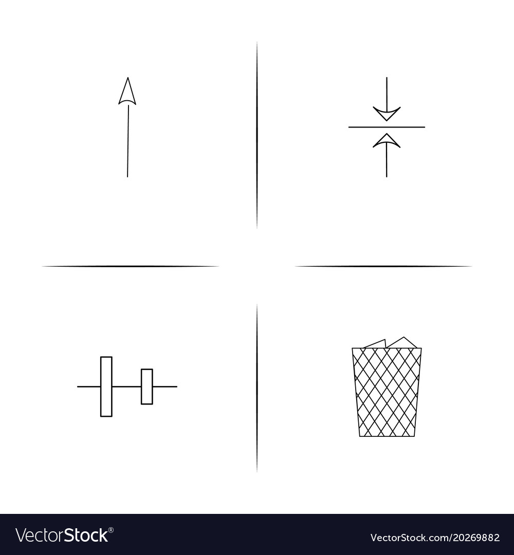 Web linear simple icon setoutline icons