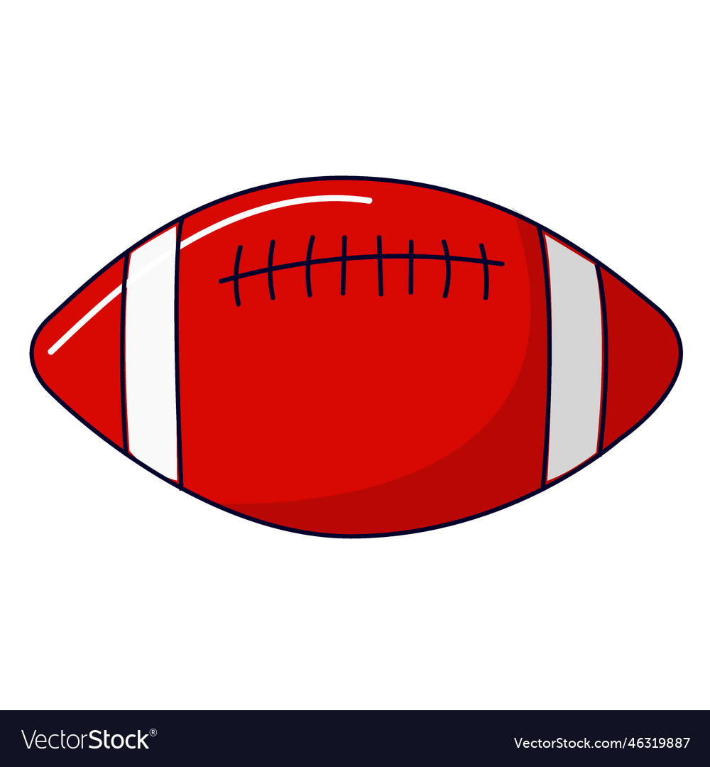 American football Royalty Free Vector Image - VectorStock