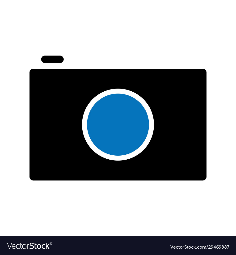 Camera icon isolated on background