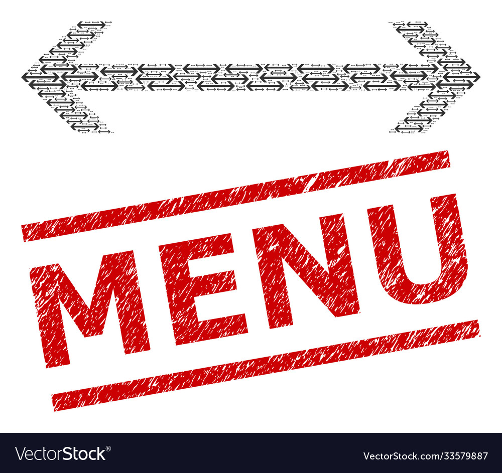 Horizontal flip recursive composition Vector Image Horizontal flip recursive composition