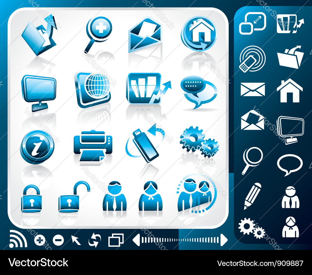 Icon internet Royalty Free Vector Image - VectorStock