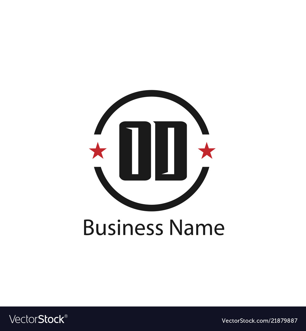 Initial letter od logo template design