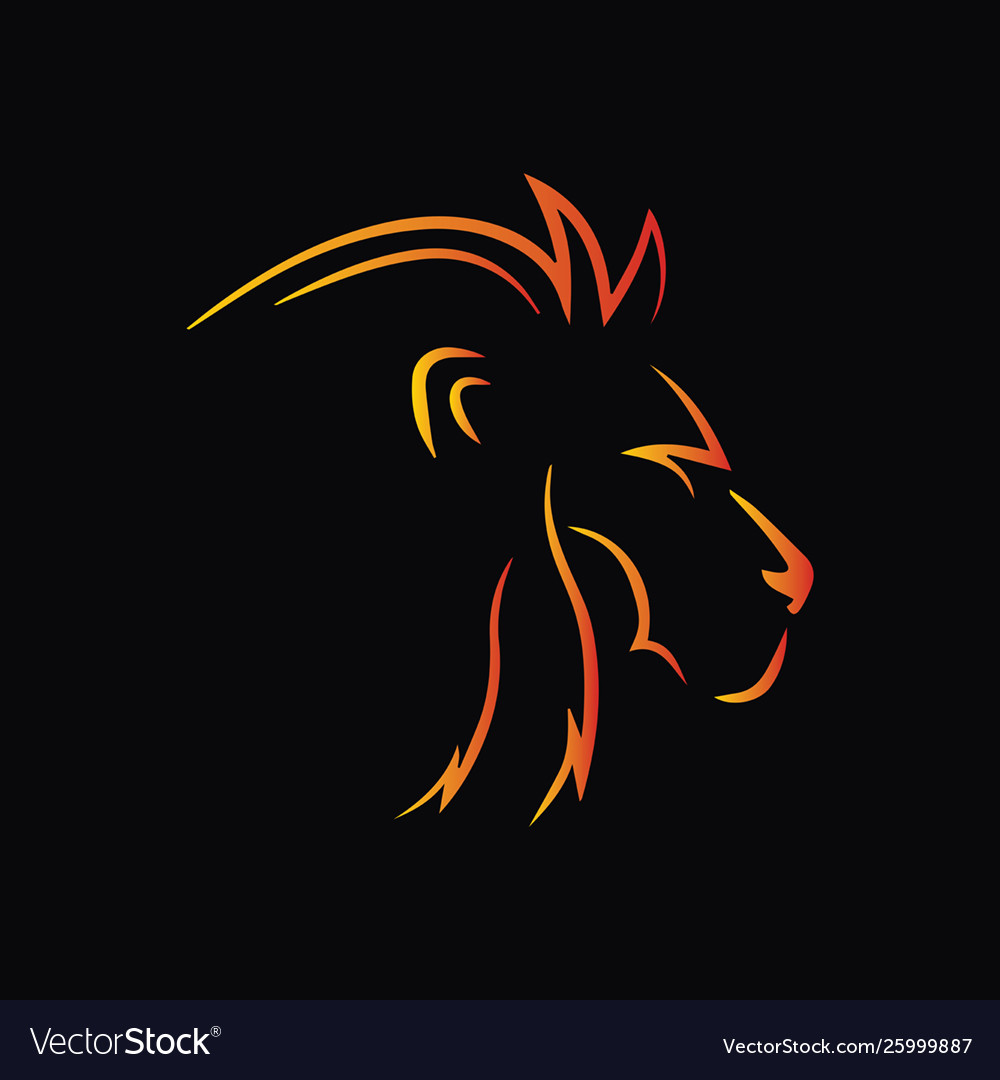 what designer has a lion logo