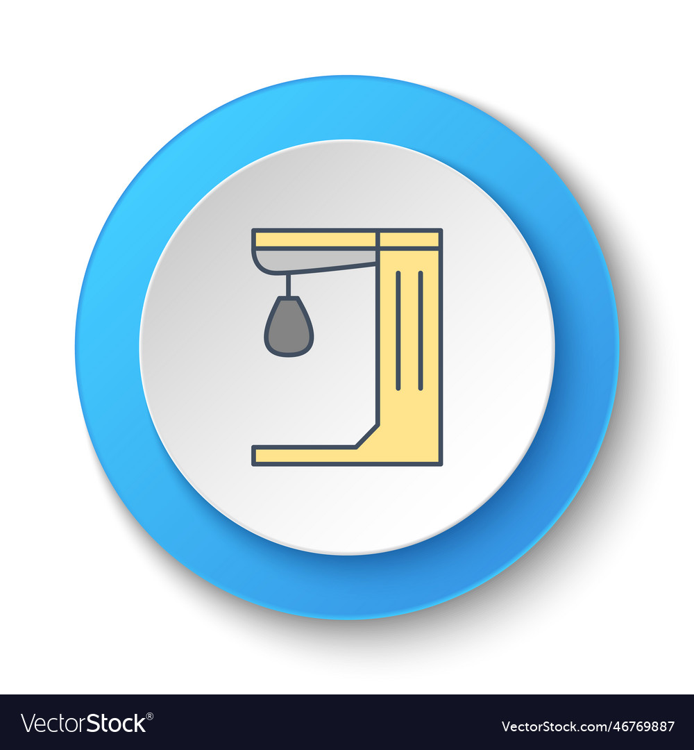 Round button for web icon punch game retro arcade