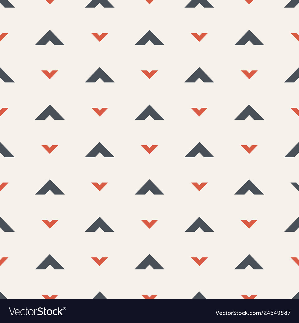 Seamless pattern arrows motif vector image Seamless pattern arrows motif