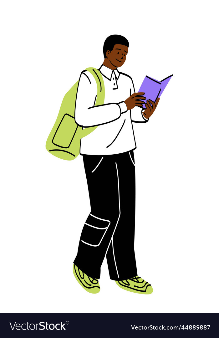 Student in learning process