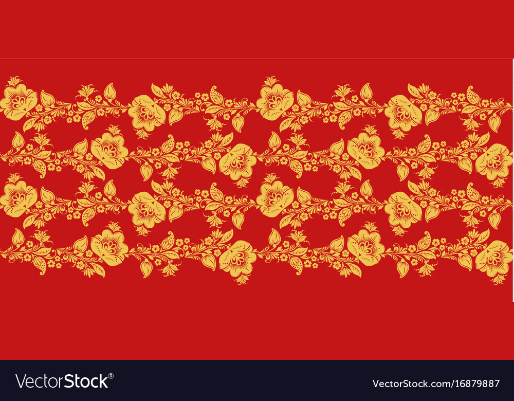 Traditional russian oklahoma seamless pattern