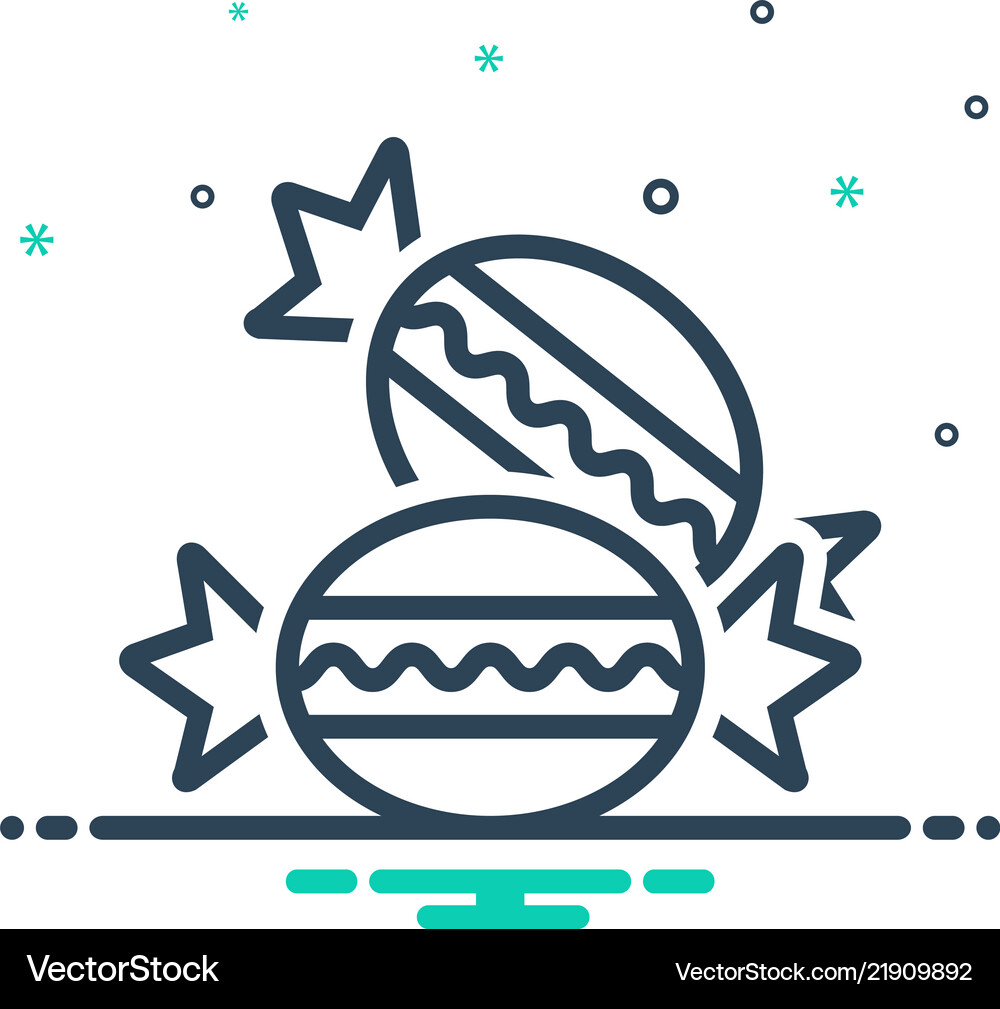 Bonbon candy Royalty Free Vector Image - VectorStock