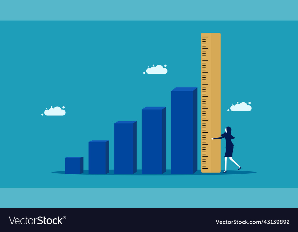 Business women measure standards