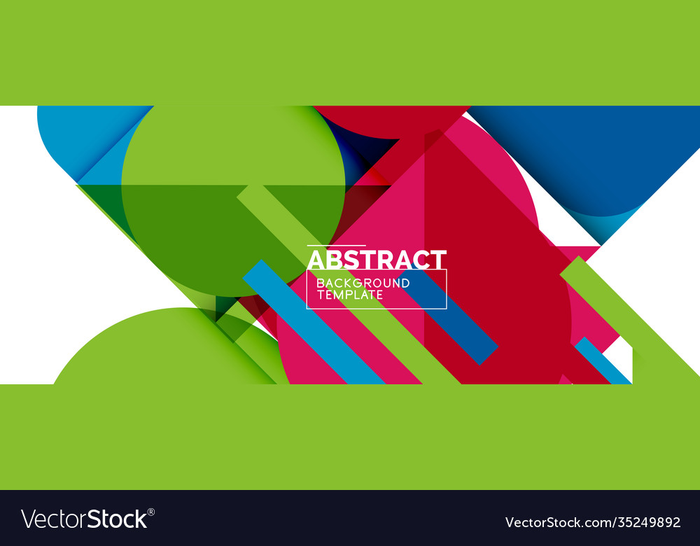 Clean minimal geometric abstract background Vector Image Clean minimal geometric abstract background