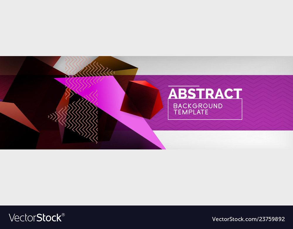 Dark 3d triangular low poly shapes abstract Vector Image Dark 3d triangular low poly shapes abstract