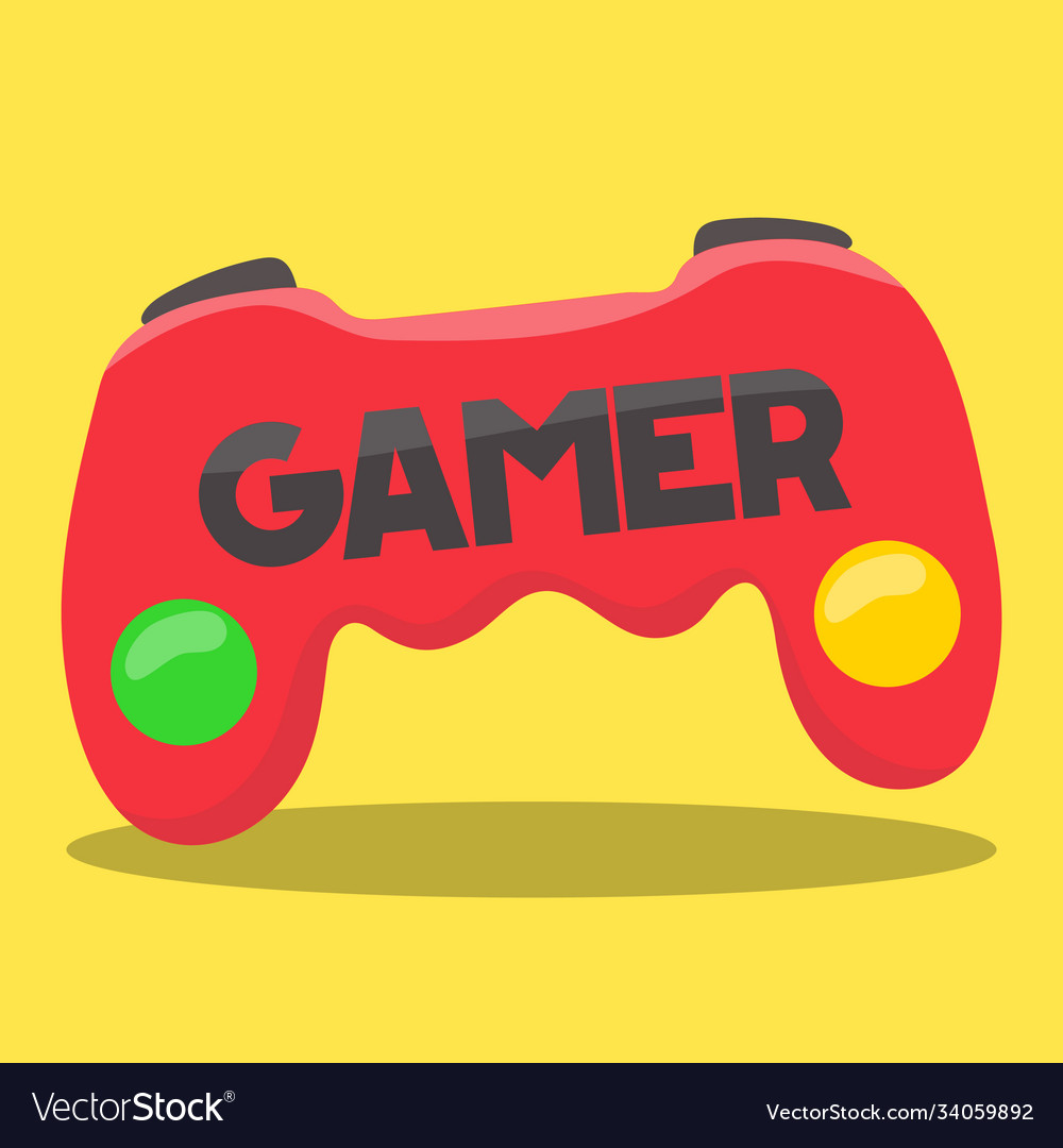 Games controller red 01