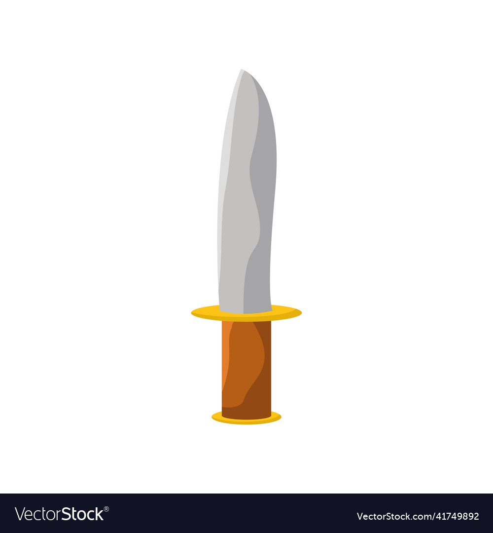 Pirate dagger design Royalty Free Vector Image