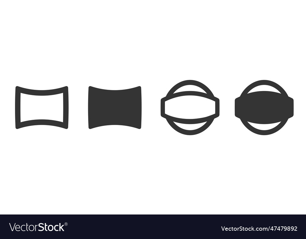 Set of 4 icons image a simple