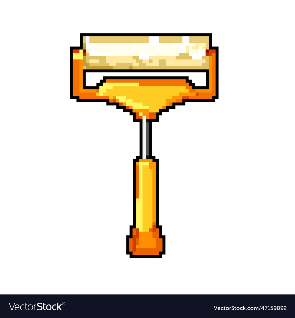 Tool roller paint game pixel art