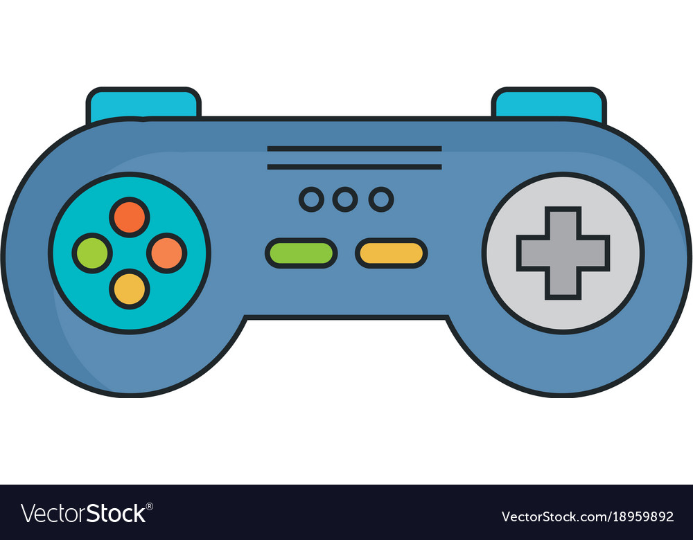 Video game control isolated icon