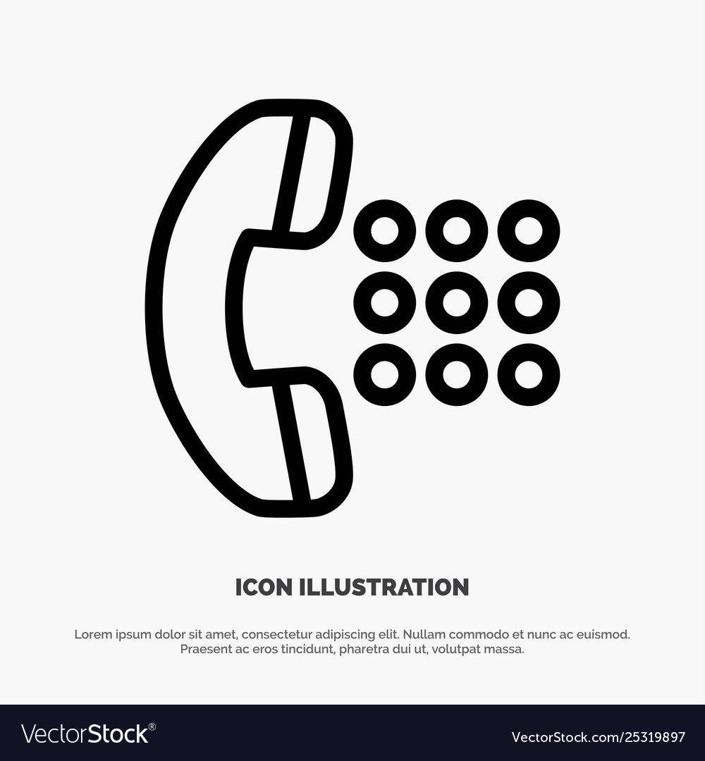 Apps call dial phone line icon