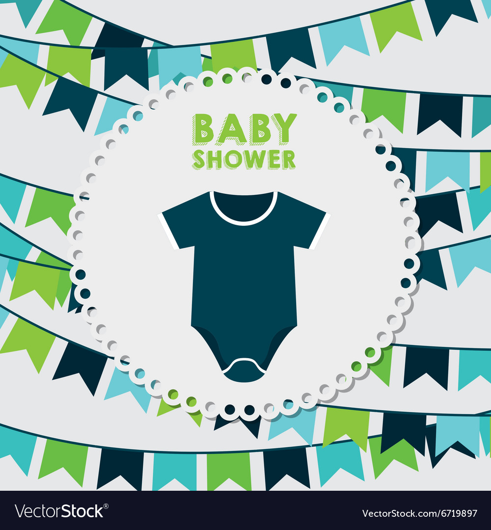 Baby shower design Royalty Free Vector Image - VectorStock