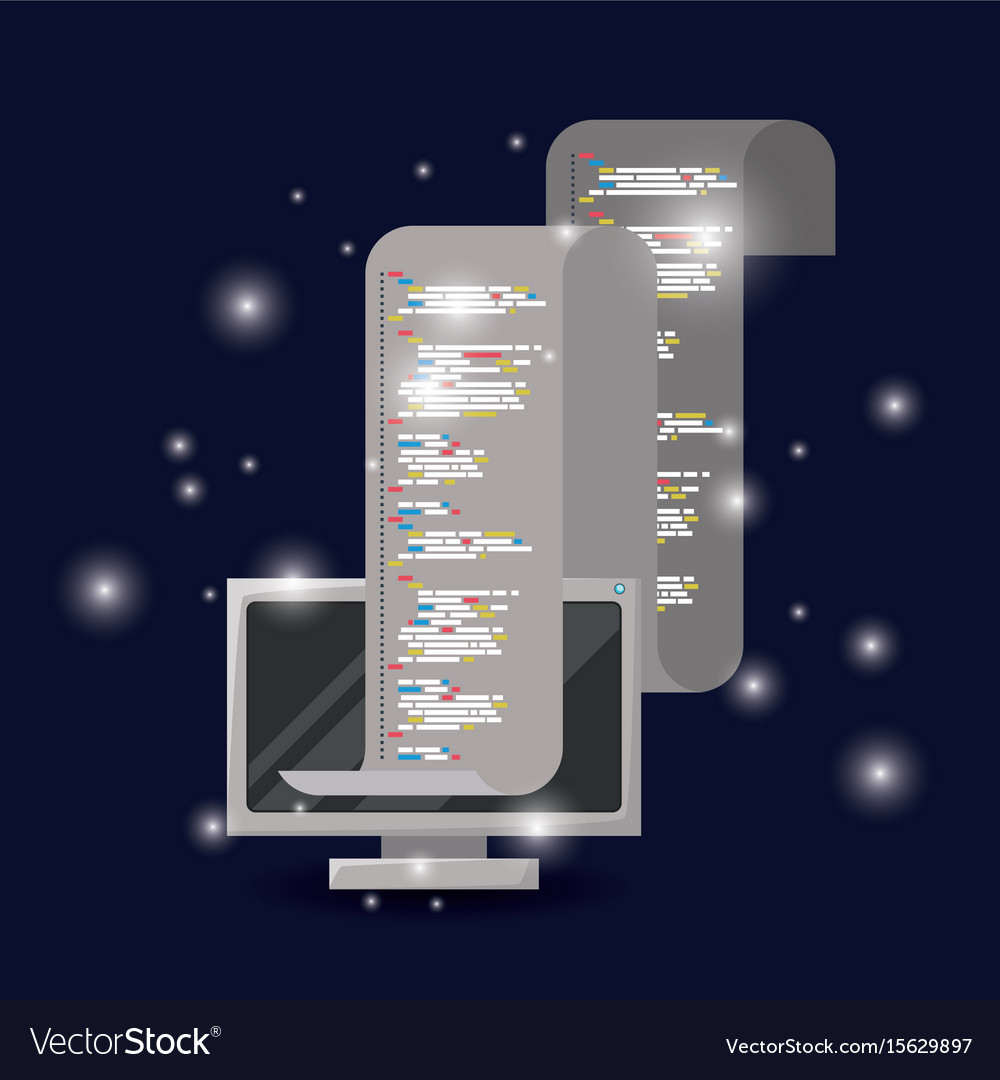 Blue dark background with brightness of display