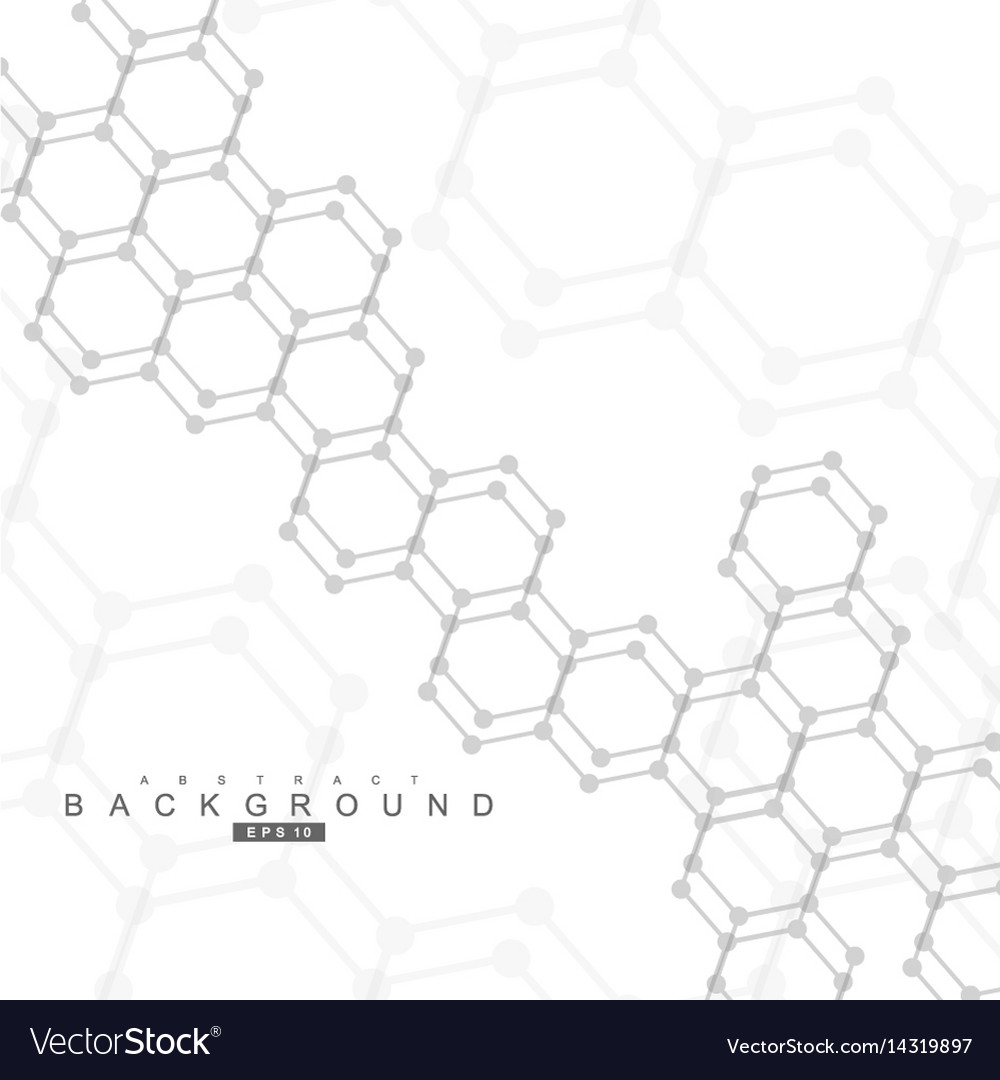 Geometric abstract background with connected line
