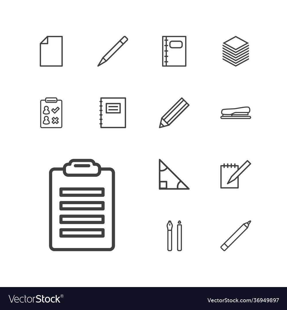 Pencil icons