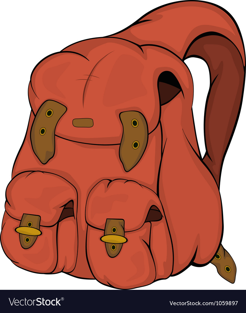 School backpack Royalty Free Vector Image VectorStock