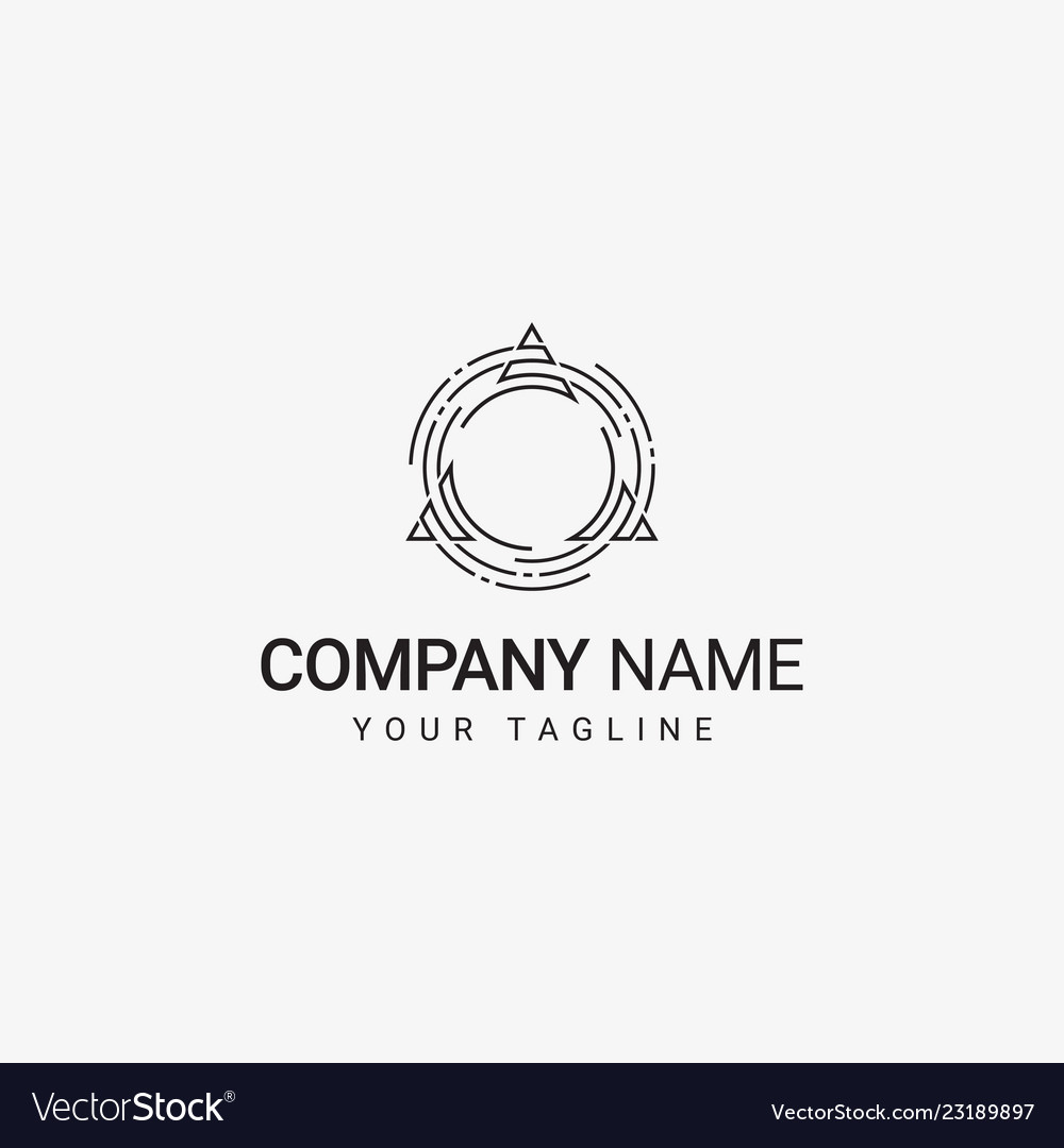 Triangle within Circle Logo