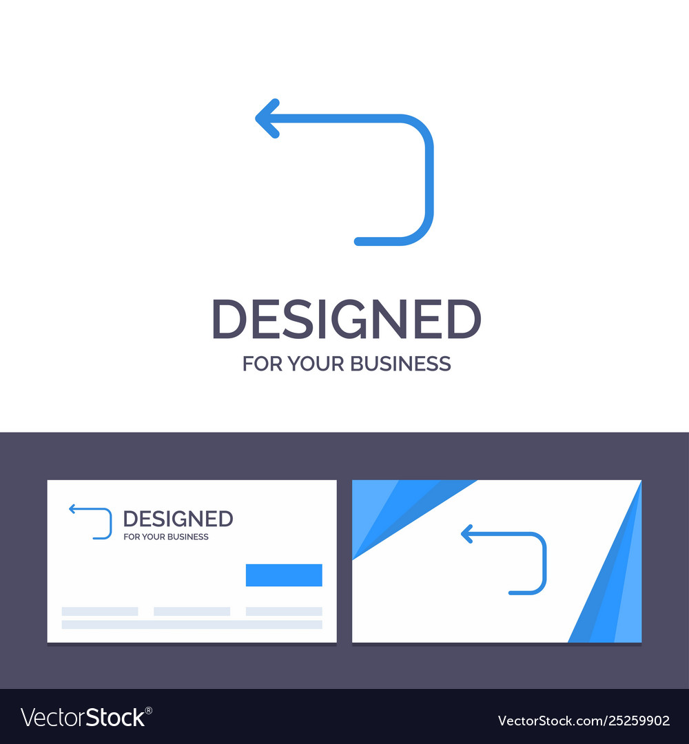 Creative business card and logo template arrow